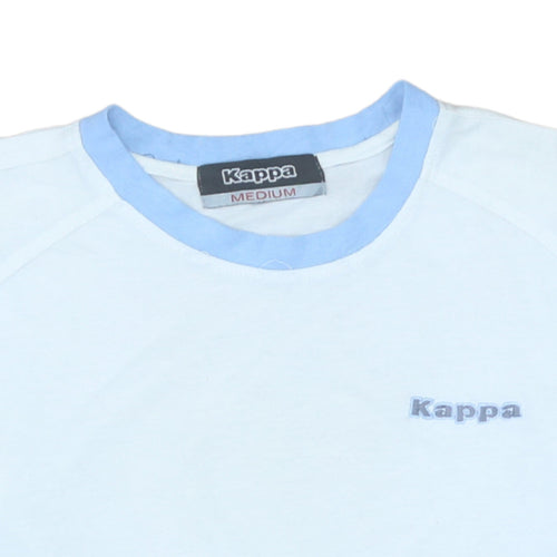 Kappa Men’s Light Blue Crew Neck Short Sleeve Cotton T-Shirt Medium