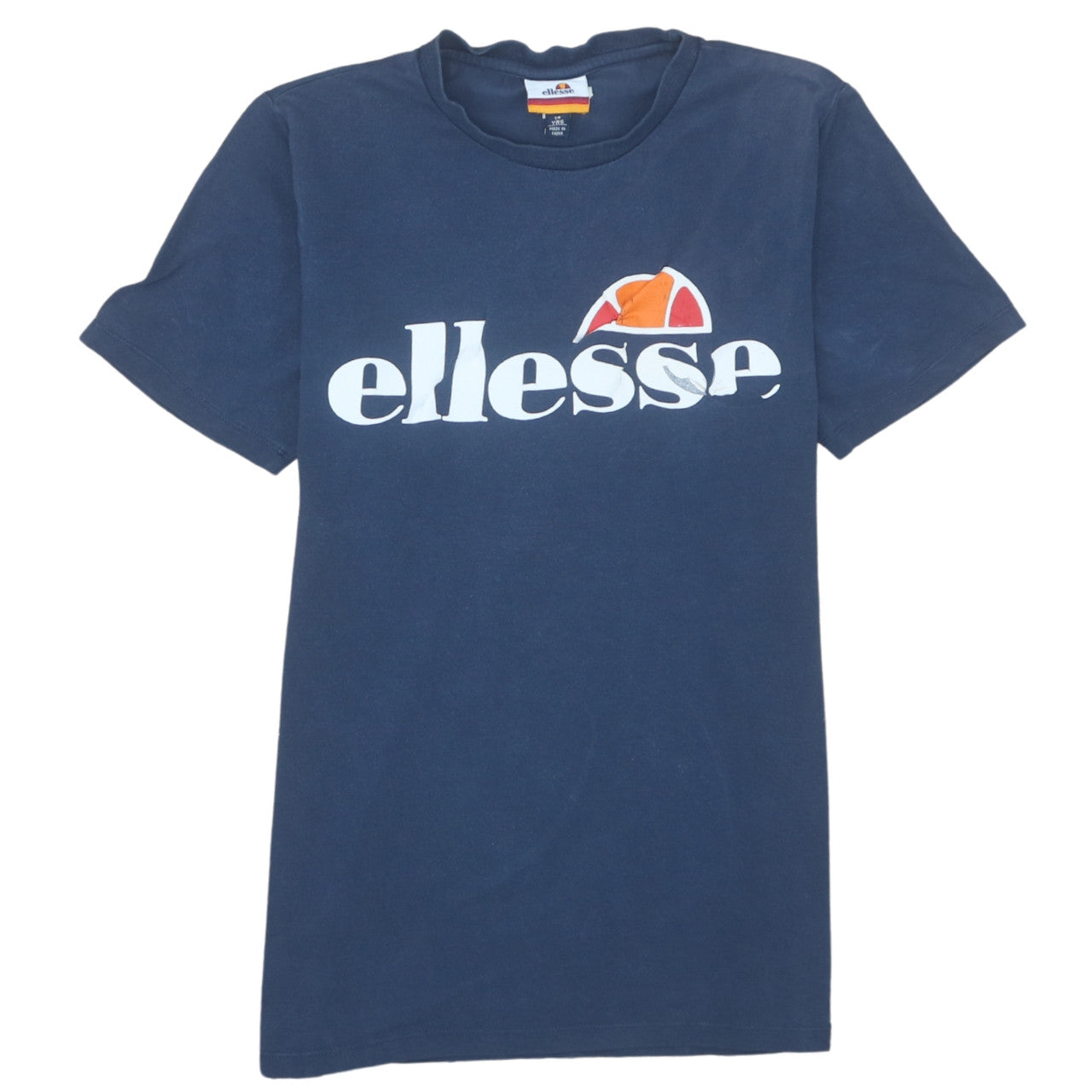 Ellesse Boys Blue 14 Years Logo Graphic Cotton Short Sleeve T-Shirt