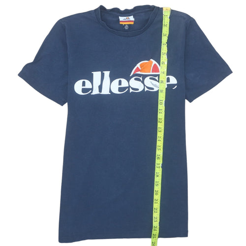 Ellesse Boys Blue 14 Years Logo Graphic Cotton Short Sleeve T-Shirt