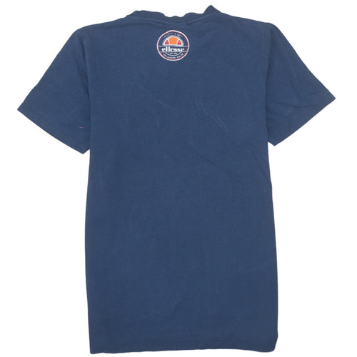 Ellesse Boys Blue 14 Years Logo Graphic Cotton Short Sleeve T-Shirt