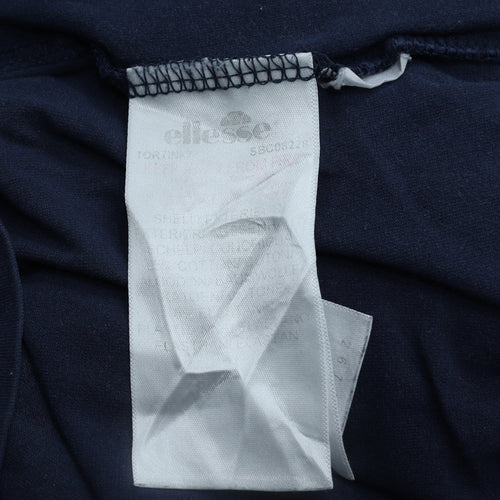 Ellesse Boys Blue 14 Years Logo Graphic Cotton Short Sleeve T-Shirt