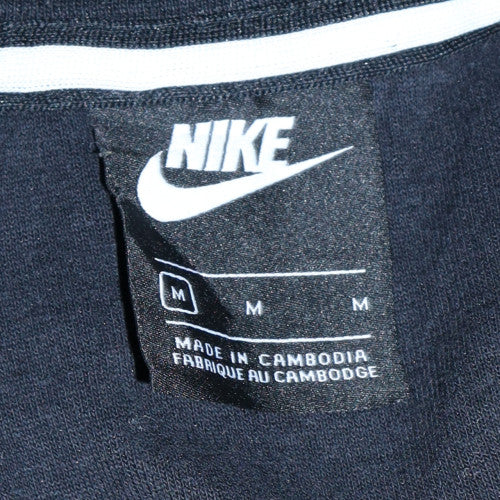 Nike Men’s Black Fleece Full Zip Hoodie M Regular Fit