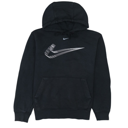 Nike Womens Black S Pullover Hoodie Graphic Print Hooded Sweatshirt