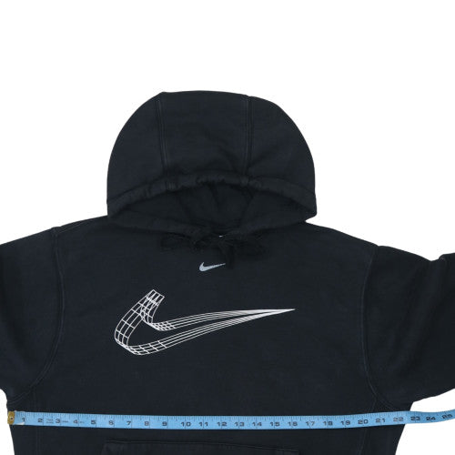 Nike Womens Black S Pullover Hoodie Graphic Print Hooded Sweatshirt