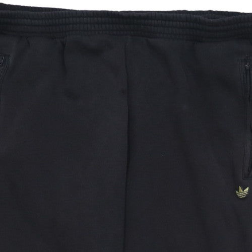 Adidas Men's Black L Jogger Sweatpants Cotton Blend