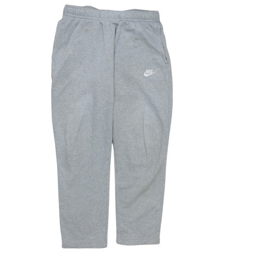 Nike Mens Grey M Jogger Sweatpants Elastic Waist Soft Fleece