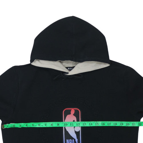 BOSS NBA Men’s Black Pullover Hoodie L Regular Fit Fleece