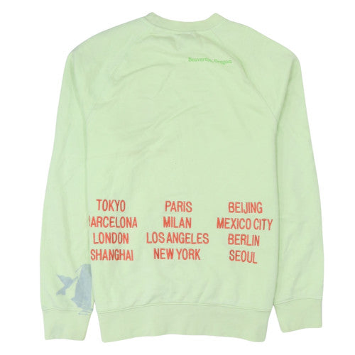 Nike Men's Green City Graphic Logo Pullover Sweatshirt Size M