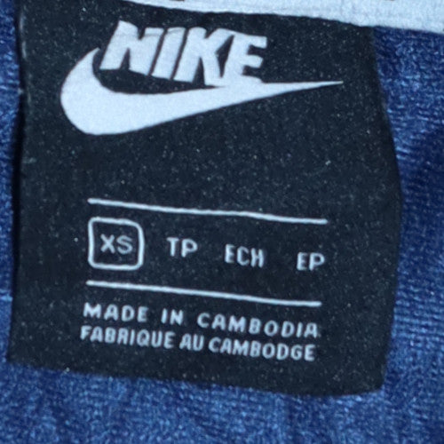 Nike Men's Blue Crew Neck Pullover Graphic Sweatshirt XS