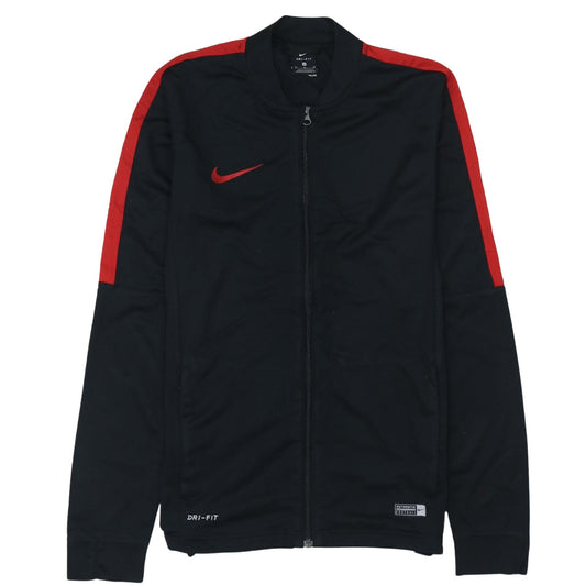 Nike Men's Black Red Dri-FIT Track Jacket Size M Full Zip Sportswear