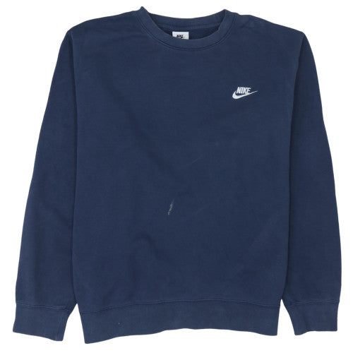 Nike Men's Blue Crew Neck Pullover Sweatshirt Size L