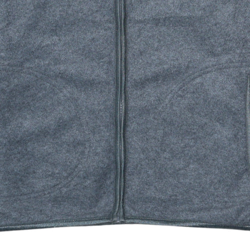 Reebok Women's Grey Fleece Full Zip Activewear Jacket Size 14