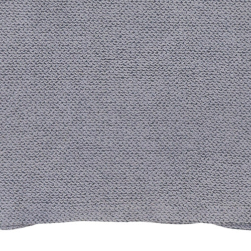 Weird Fish Mens Grey Knit 1/4 Zip Pullover Sweatshirt Size M