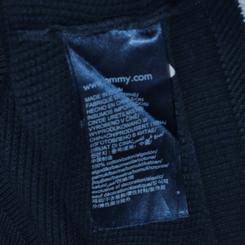 Tommy Hilfiger Men's Blue Full Zip Hooded Knit Sweatshirt L