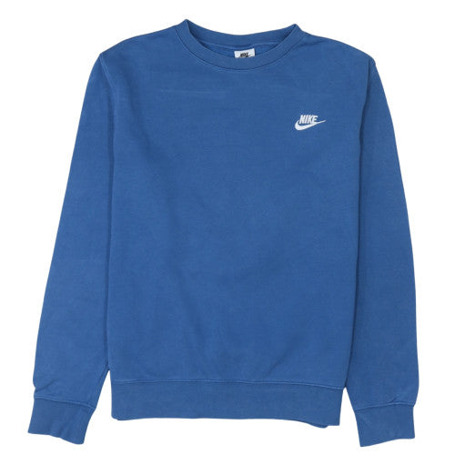 Nike Men's Blue Crew Neck Pullover Sweatshirt Size S