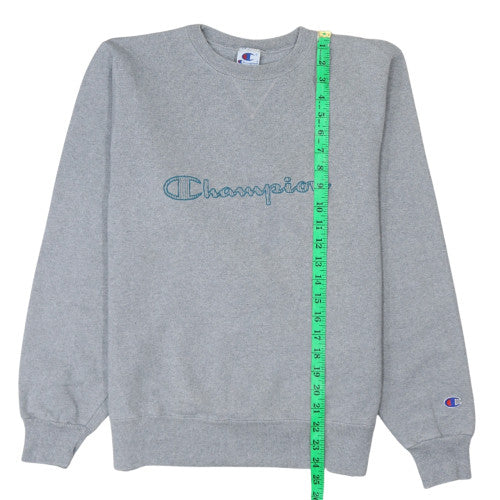 Champion Men's Grey Medium Pullover Fleece Sweatshirt