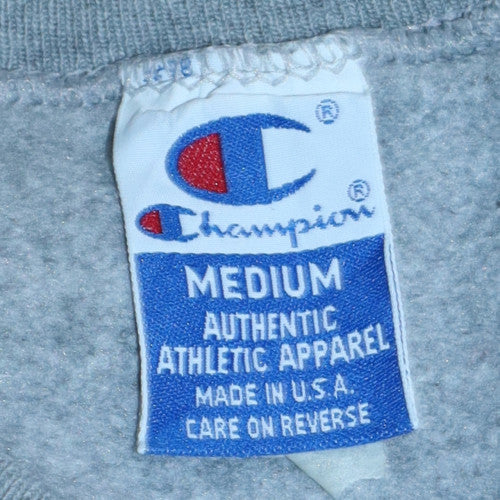 Champion Men's Grey Medium Pullover Fleece Sweatshirt