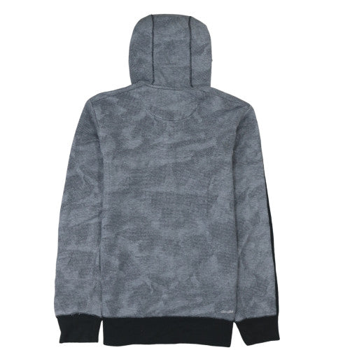 Adidas Men's Grey Full Zip Hoodie Sport Essentials Climalite Size M