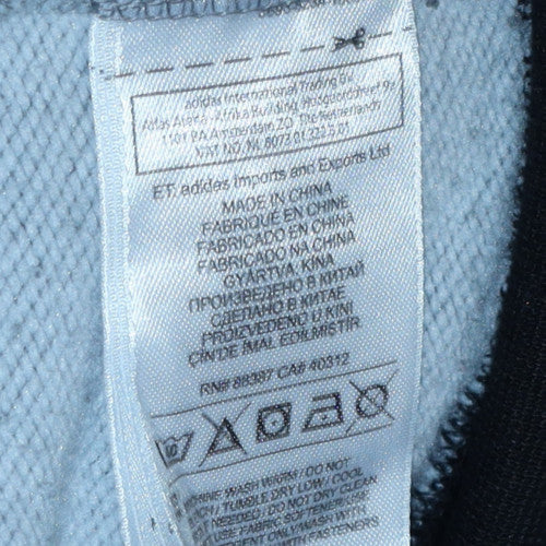 Adidas Men's Grey Full Zip Hoodie Sport Essentials Climalite Size M