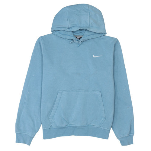 Nike Women’s Blue Pullover Hoodie Medium Cotton Blend