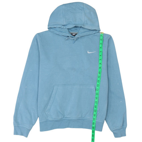 Nike Women’s Blue Pullover Hoodie Medium Cotton Blend
