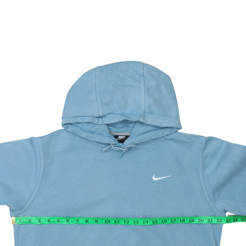 Nike Women’s Blue Pullover Hoodie Medium Cotton Blend