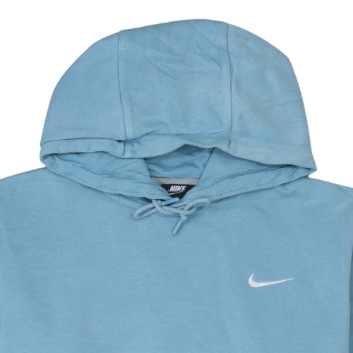 Nike Women’s Blue Pullover Hoodie Medium Cotton Blend