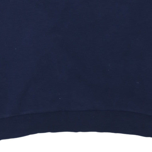Under Armour Men's Navy Blue XXL Crew Neck Sweatshirt ColdGear Loose Fit