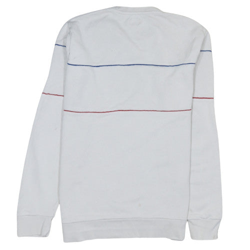 Levi's Men's White Logo Pullover Sweatshirt Size L Regular Fit