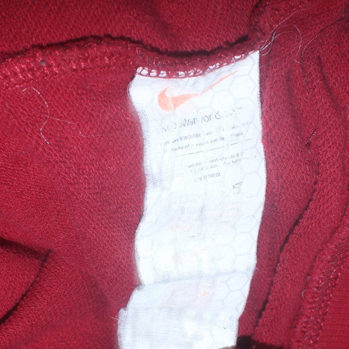 Nike Men's Red Crew Neck Pullover Sweatshirt XXL Graphic Logo