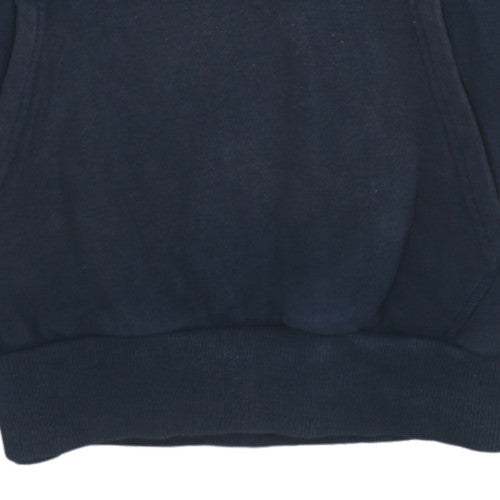 Ellesse Womens Black UK 6 Pullover Hoodie Cotton Blend Logo Design