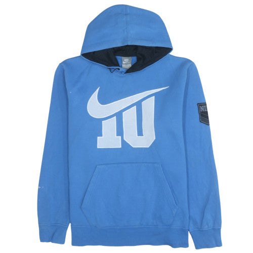 Nike Men's Blue Pullover Hoodie L Sportswear Graphic Fleece