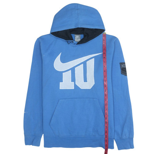 Nike Men's Blue Pullover Hoodie L Sportswear Graphic Fleece