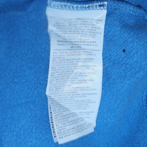 Nike Men's Blue Pullover Hoodie L Sportswear Graphic Fleece