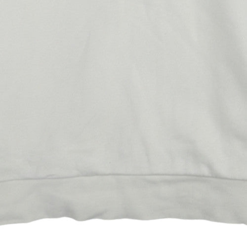 Adidas Mens Beige Small Trefoil Logo Pullover Sweatshirt