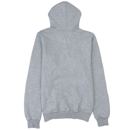 FILA Womens Grey Pullover Hoodie Medium Logo Print Casual Sweatshirt