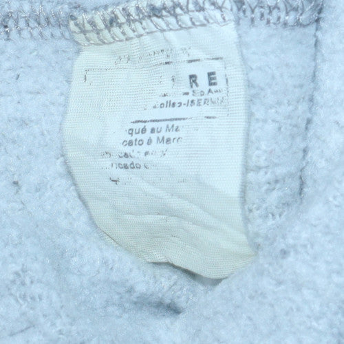 FILA Womens Grey Pullover Hoodie Medium Logo Print Casual Sweatshirt