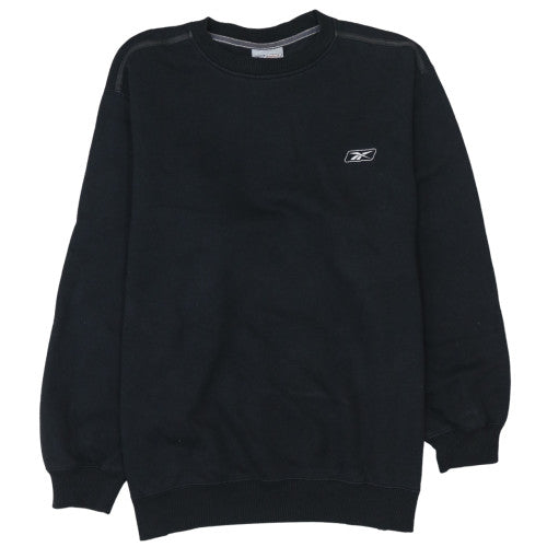 Reebok Men's Black Crew Neck Pullover Sweatshirt Size M