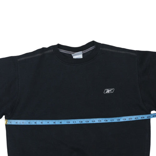 Reebok Men's Black Crew Neck Pullover Sweatshirt Size M