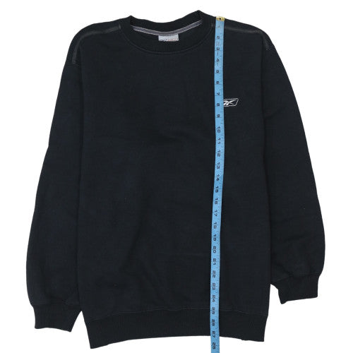 Reebok Men's Black Crew Neck Pullover Sweatshirt Size M