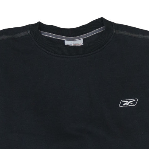 Reebok Men's Black Crew Neck Pullover Sweatshirt Size M