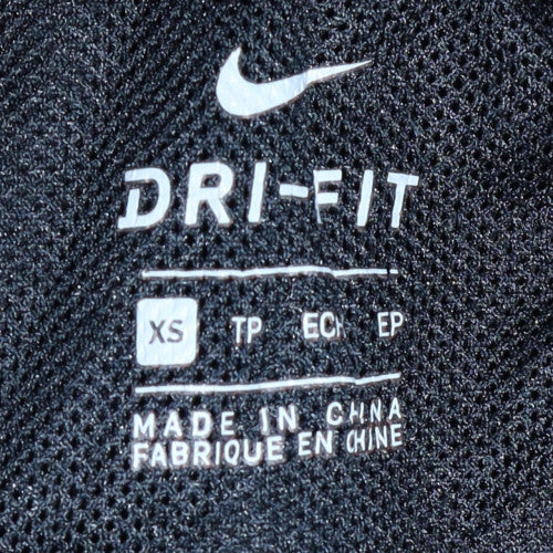 Nike Men's Black XS Full Zip Dri-FIT Hoodie Sweatshirt