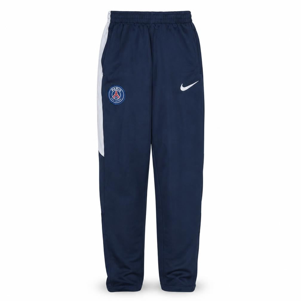 Front view of Nike Men's Blue PSG Tapered Track Pants, size S