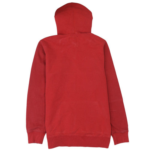 Calvin Klein Jeans Men's Red Pullover Hoodie M Logo Cotton