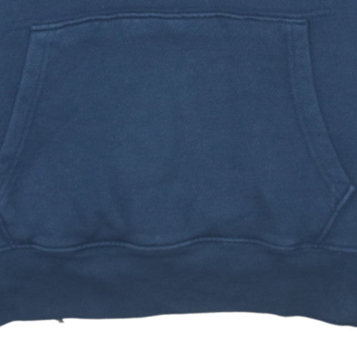 Levi's Men's Blue Pullover Hoodie Medium Fleece Graphic Logo