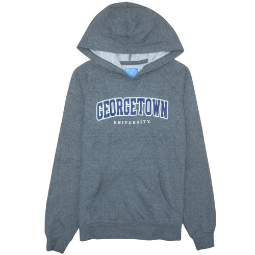 Champion Mens Grey Georgetown University Pullover Hoodie Size M