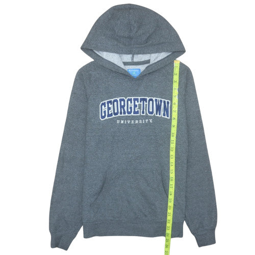 Champion Mens Grey Georgetown University Pullover Hoodie Size M