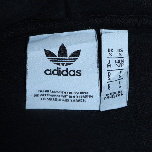 Adidas Men's Black Pullover Hoodie Trefoil Logo Size S