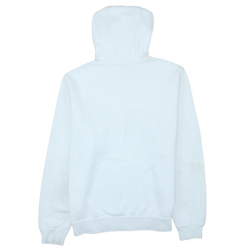 Nike Men's White Large Pullover Hoodie with Logo Detail