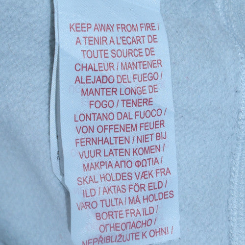 Nike Teens White Hoodie with Red Logo Stripe Size L 147-158cm